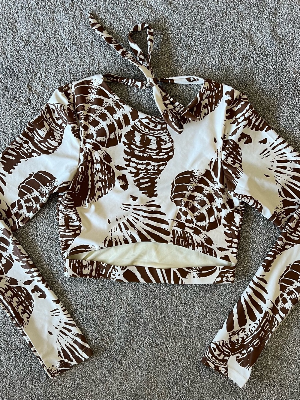 LEXBREEZY Shell Swim Top